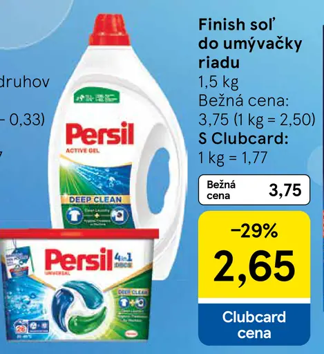 Finish Soľ do umývačky riadu