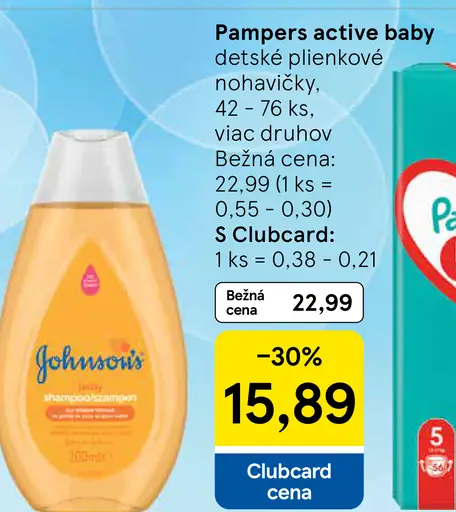 Pampers active baby detské plienkové nohavičky