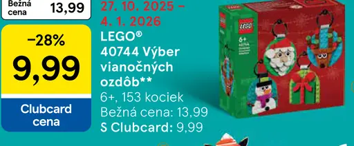 LEGO 40744 Výber vianočných ozdôb
