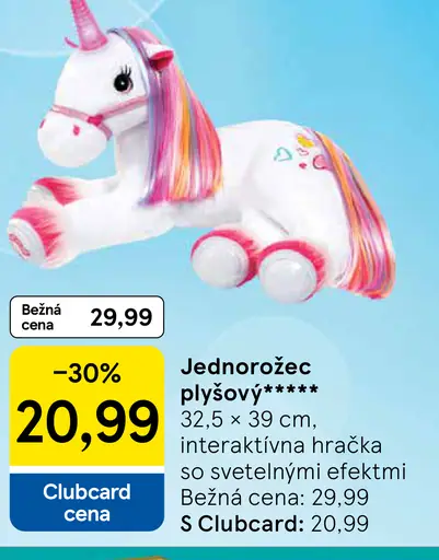 Jednorožec plyšový