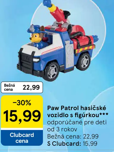 Paw Patrol hasičské vozidlo s figúrkou