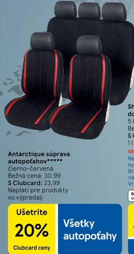 Antarctica súprava autopotahov