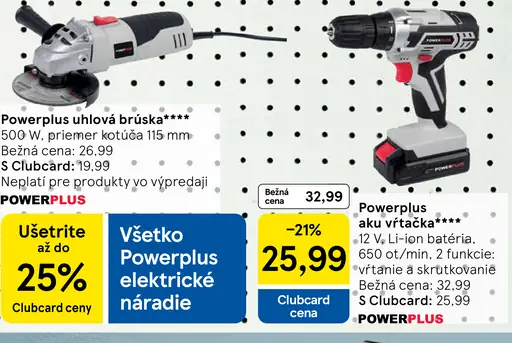 Powerplus uhlová brúška