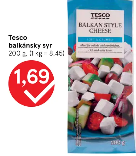 Tesco balkánsky syr