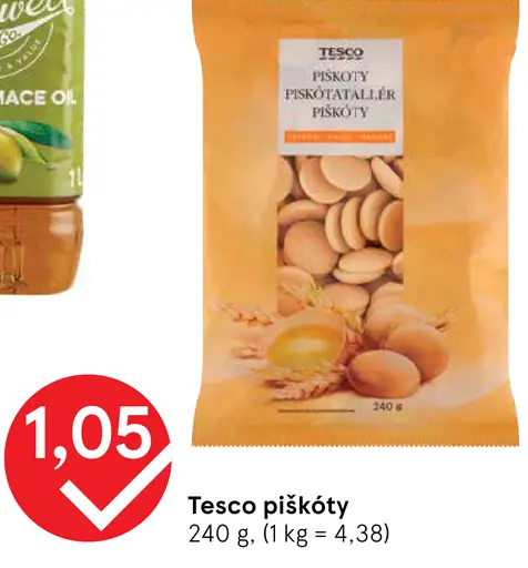 Tesco piškóty
