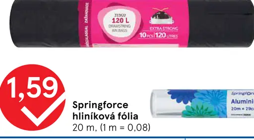 Springforce hliníková fólia