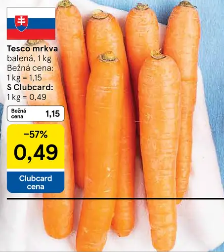 Tesco mrkva