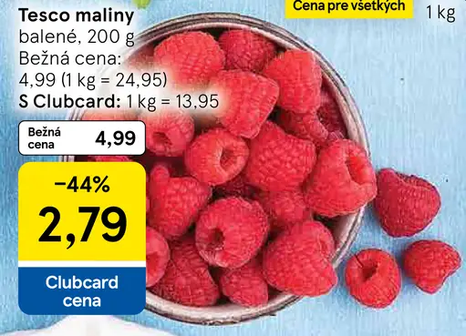 Tesco maliny