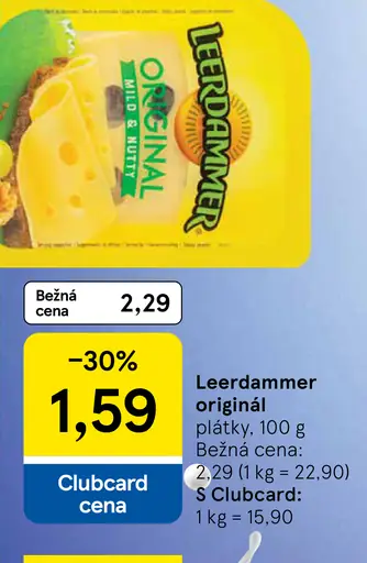 Leerdammer original plátky syr