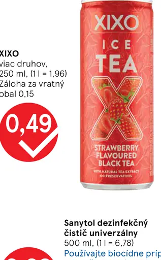 XIXO Ice Tea plechovka