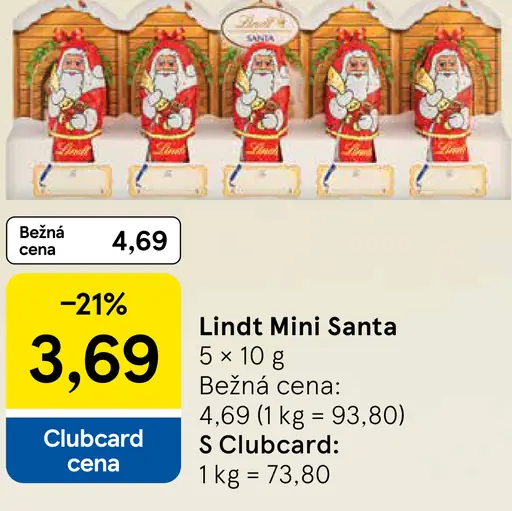 Lindt Mini Santa