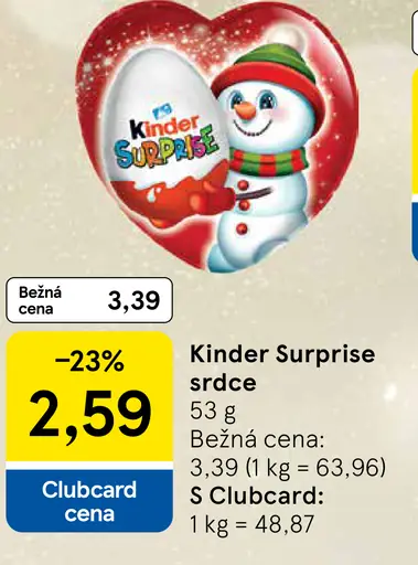 Kinder Surprise srdce