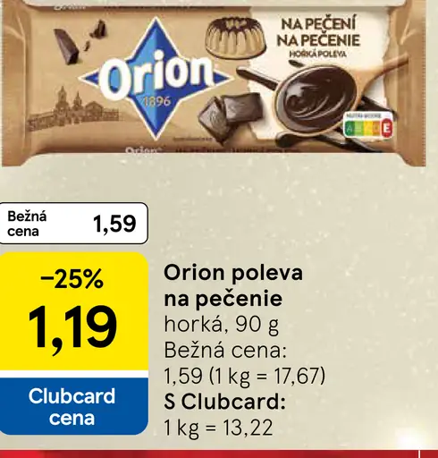 Orion poleva na pečenie