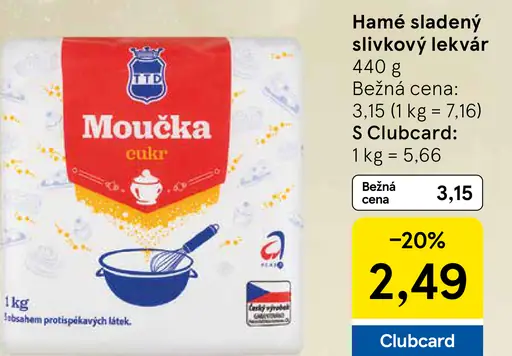 Hamé Sladený slivkový lekvár