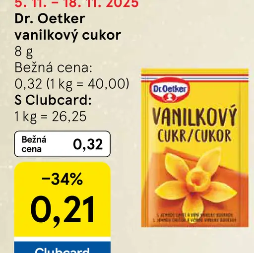 Dr. Oetker Vanilkový cukor