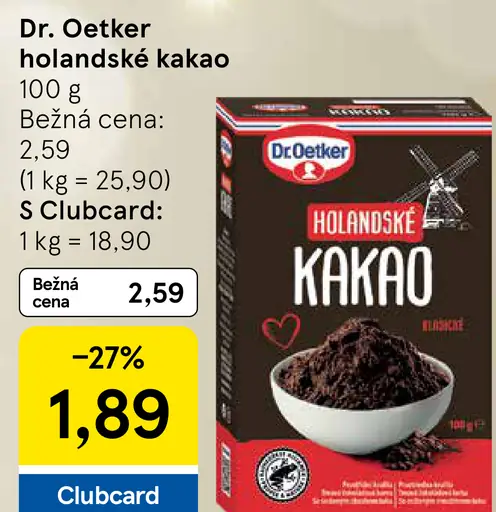 Dr. Oetker Holandské kakao