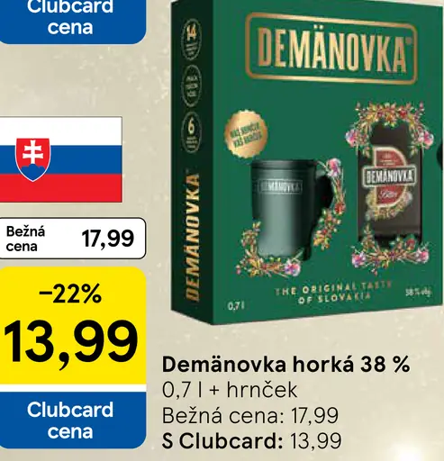Demänovka horká 38%