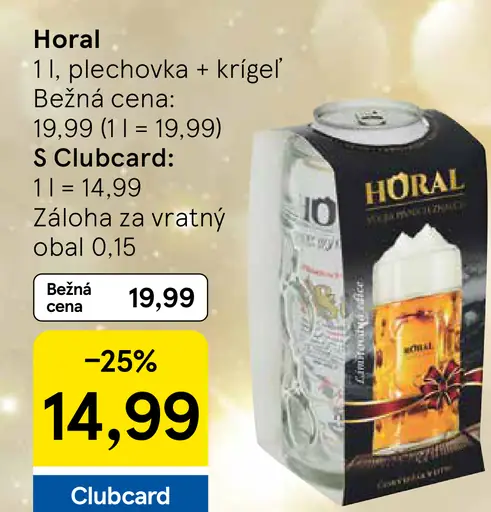Horal plechovka