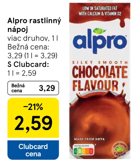 Alpro rastlinný nápoj