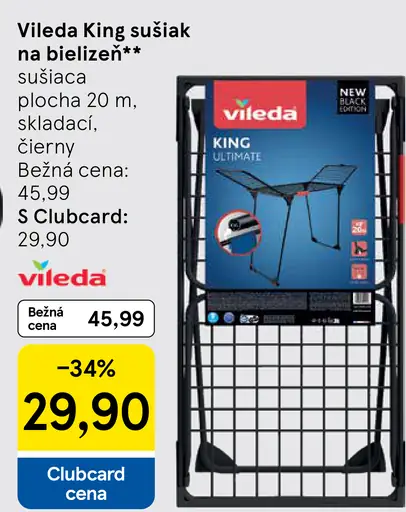 Vileda King sušiak na bielizeň