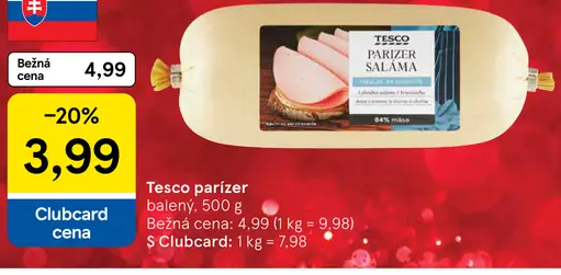 Tesco parizer