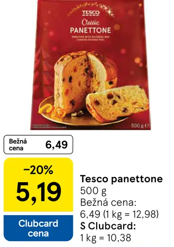 Tesco panettone