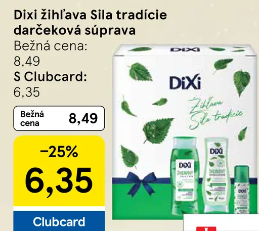 Dixi žihľava Sila tradície darčeková súprava