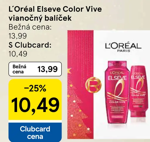 L’Oréal Elseve Color Vive vianočný balíček