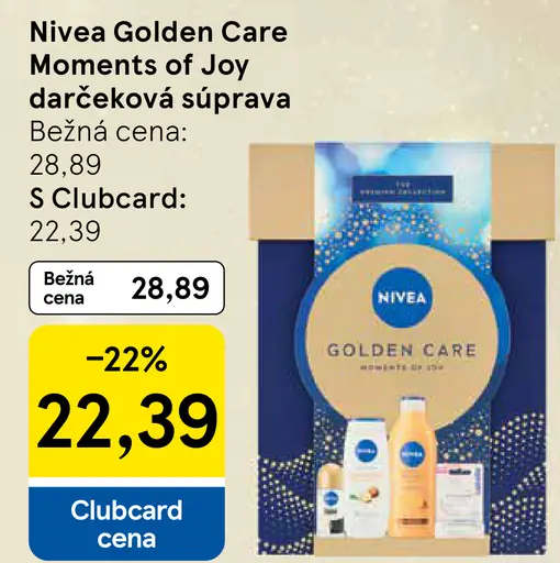 Nivea Golden Care Moments of Joy darčeková sada