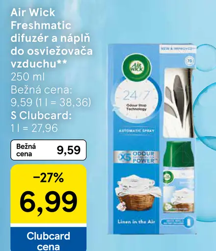 Air Wick Freshmatic difuzér a náplň do osviežovača vzduchu