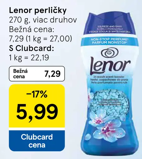 Lenor vonné perličky