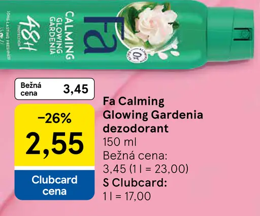 Fa Calming Glowing Gardenia deodorant