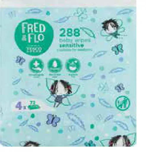 Fred&Flo vlhčené utierky