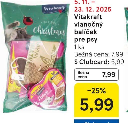Vitakraft Vianočný balíček pre psa