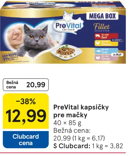 PreVital kapsičky pre mačky