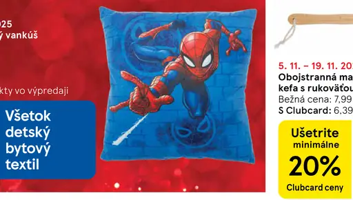 Spider-Man Dekoračný vankúš