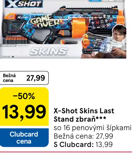 X-Shot Skins Last Stand zbraň