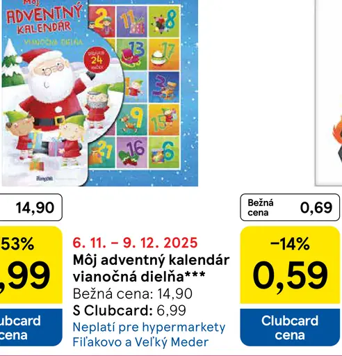 Môj adventný kalendár vianočná dielňa