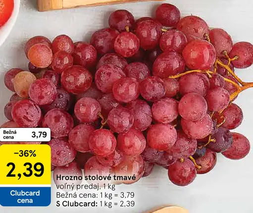 Hrozno stolové tmavé