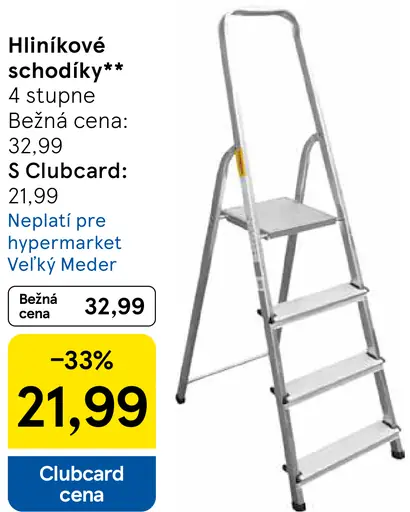 Hliníkové schodíky