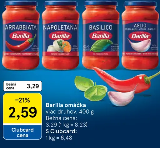 Barilla omáčka