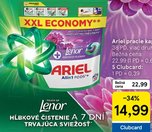 Ariel pracie kapsuly