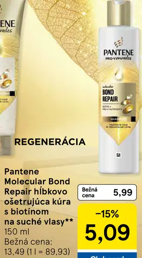 Pantene Molecular Bond Repair hĺbkovo ošetrujúca kúra