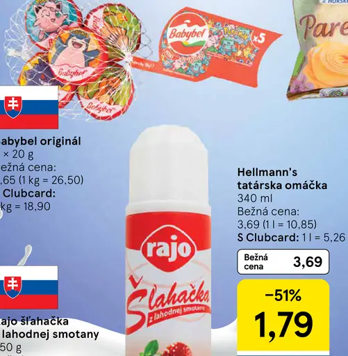 Rajo Šľahačka z lahodnej smotany