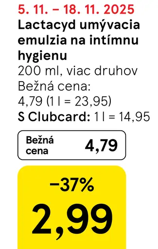 Lactacyd Sensitive extra jemná umývacia emulzia na intímnu hygienu