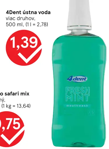 4Dent ústna voda