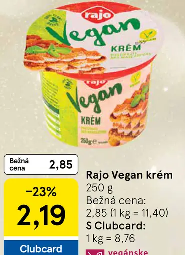 Rajo Vegan Krém