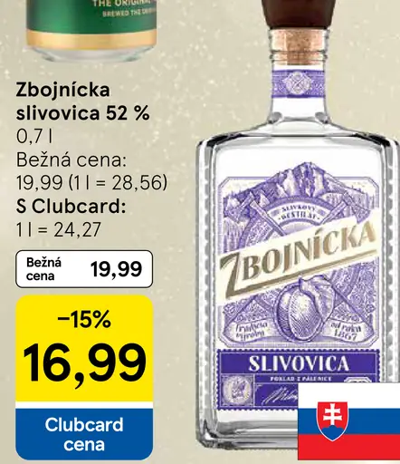 Zbojnícka Slivovica 52%