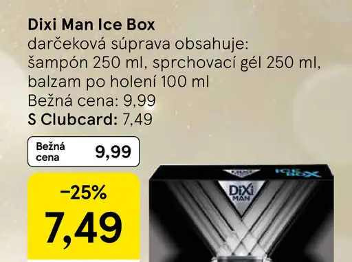 Dixi Man Ice Box darčeková sada