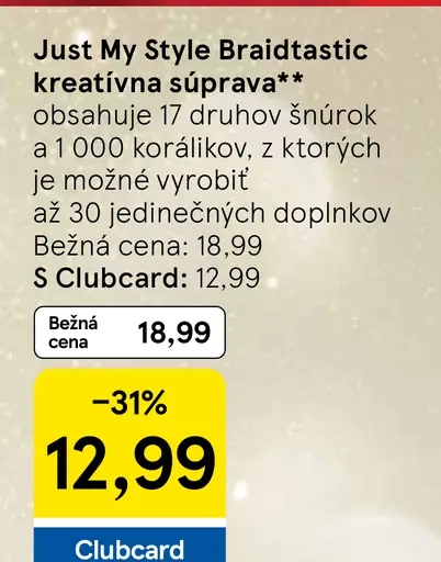 Just My Style Braidtastic kreatívna súprava